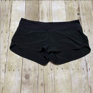 Lululemon Black Speed Up Shorts